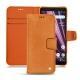 Sony Xperia XZ3 leather case - Mandarine vintage ( Pantone 165C ) 