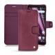 Sony Xperia XZ3 leather case - Prune vintage ( Pantone 512C ) 