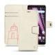 Sony Xperia XZ3 leather case - Blanc escumo