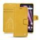 Housse cuir Sony Xperia XZ3 - Jaune soulèu