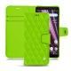 Custodia in pelle Sony Xperia XZ3 - Vert fluo - Couture