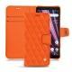Sony Xperia XZ3 leather case - Orange fluo - Couture