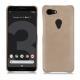 가죽 커버 Google Pixel 3 XL - Taupe vintage ( Pantone 7530C ) 