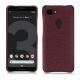 Coque cuir Google Pixel 3 XL - Lie de vin ( Pantone 5115C ) 