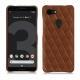 Custodia in pelle Google Pixel 3 XL - Marron - Couture ( Nappa - Pantone 1615C ) 