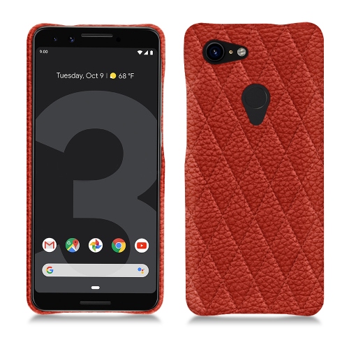 Lederschutzhülle Google Pixel 3 XLPapaye - Couture ( Pantone #b54317 ) 