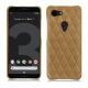 Coque cuir Google Pixel 3 XL - Sable vintage - Couture