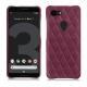 Google Pixel 3 XL leather cover - Prune vintage - Couture