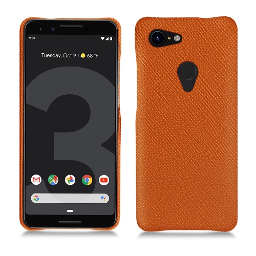 Funda de piel Google Pixel 3 XLOrange vibrant ( Pantone #e36b39 ) 