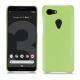 Coque cuir Google Pixel 3 - Vert olive ( Nappa - Pantone 578U ) 