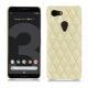 硬质真皮保护套 Google Pixel 3 - Ivoire - Couture ( Sleek P C12 - White ) 