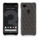 Lederschutzhülle Google Pixel 3 - Anthracite - Couture ( Pantone 424C ) 