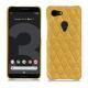 Google Pixel 3 leather cover - Mimosa - Couture ( Pantone 141C ) 