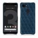 Custodia in pelle Google Pixel 3 - Blu mediterran - Couture