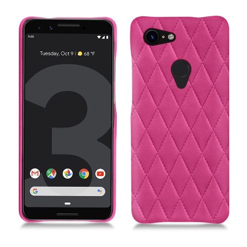 Funda de piel Google Pixel 3Rose BB - Couture ( Pantone #DB599F )