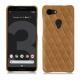 Coque cuir Google Pixel 3 - Castan esparciate - Couture