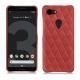 Google Pixel 3 leather cover - Cerise vintage - Couture
