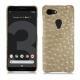 Coque cuir Google Pixel 3 - Autruche desert
