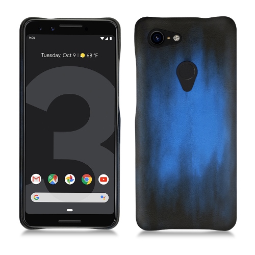 硬质真皮保护套 Google Pixel 3Bleu Patine