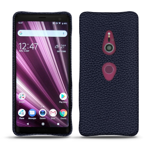 Funda de piel Sony Xperia XZ3Cobalt ( Pantone #2b253f ) 