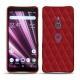 Custodia in pelle Sony Xperia XZ3 - Rouge - Couture ( Nappa - Pantone 199C ) 