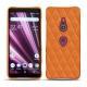 Custodia in pelle Sony Xperia XZ3 - Orange - Couture ( Nappa - Pantone 1495U ) 