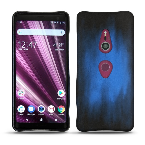 Capa em pele Sony Xperia XZ3Bleu Patine