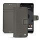 Google Pixel 3 leather case - Anthracite ( Pantone 424C ) 