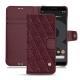 Funda de piel Google Pixel 3 - Lie de vin - Couture ( Pantone 5115C ) 