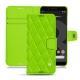 Housse cuir Google Pixel 3 - Vert fluo - Couture