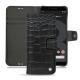 Capa em pele Google Pixel 3 - Crocodile nero
