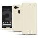 Google Pixel 3 leather case - Blanc (  Nappa - White ) 