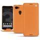 Google Pixel 3 leather case - Orange ( Nappa - Pantone 1495U ) 