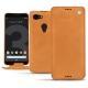 Custodia in pelle Google Pixel 3 - Mandarine vintage ( Pantone 165C ) 