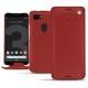 Funda de piel Google Pixel 3 - Tomate ( Pantone 187C ) 