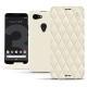 Custodia in pelle Google Pixel 3 - Blanc - Couture ( Bologna - White ) 