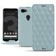 Funda de piel Google Pixel 3 - Bleu ciel - Couture ( Nappa - Pantone 277C ) 
