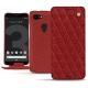 Custodia in pelle Google Pixel 3 - Tomate - Couture ( Pantone 187C ) 