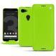 Housse cuir Google Pixel 3 - Vert fluo