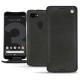 Housse cuir Google Pixel 3 - Negre poudro