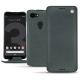 Google Pixel 3 leather case - Blu marino