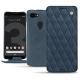 Housse cuir Google Pixel 3 - Jean vintage - Couture