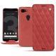 硬质真皮保护套 Google Pixel 3 - Cerise vintage - Couture