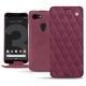 Google Pixel 3 leather case - Prune vintage - Couture