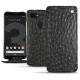 Housse cuir Google Pixel 3 - Autruche nero