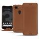 Google Pixel 3 leather case - Marron PU