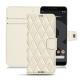 Capa em pele  Google Pixel 3 XL - Blanc - Couture ( Bologna - White ) 