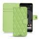 Housse cuir Google Pixel 3 XL - Vert olive - Couture ( Nappa - Pantone 578U ) 