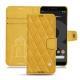  Google Pixel 3 XL leather case - Jaune soulèu - Couture