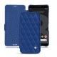 硬质真皮保护套 Google Pixel 3 XL - Bleu océan - Couture ( Nappa - Pantone 293C ) 